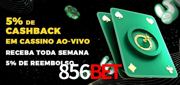 Promoções do cassino ao Vivo 856bet